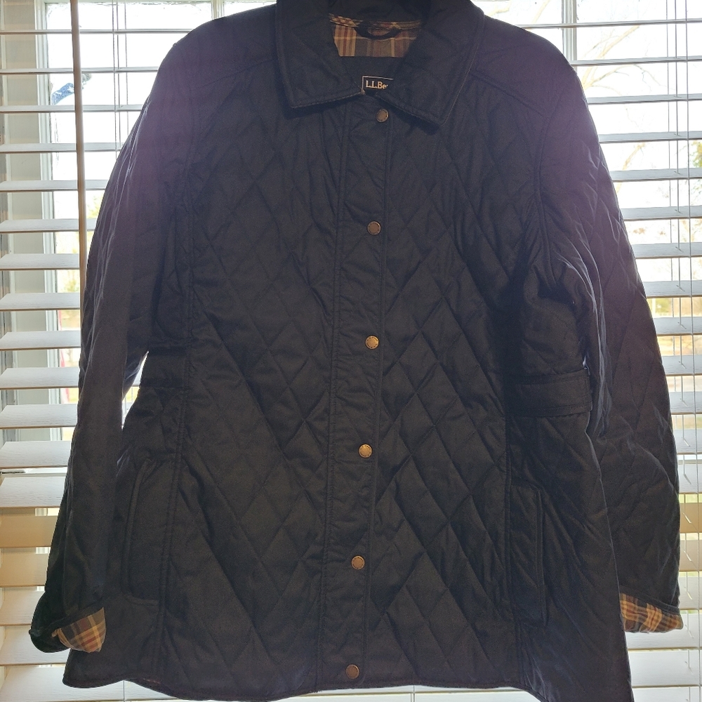 XL llbean quilted barn jacket